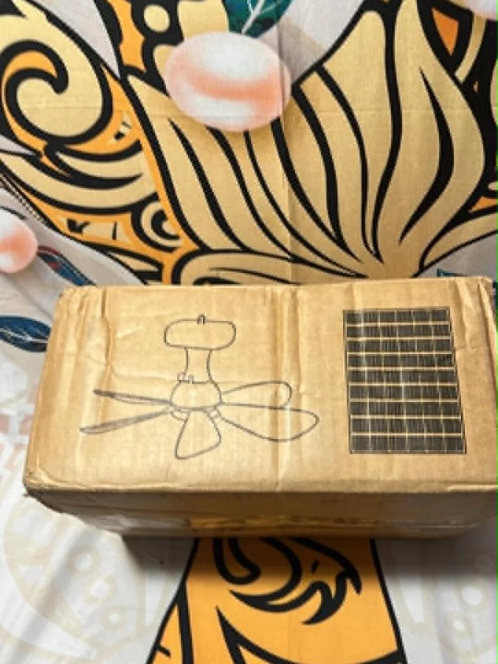 Solar Fan Light Kit w/ Remote & Solar Panel – New Open Box